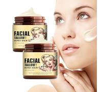 Crema De Rabo De Res,Cebo Sebo De Res Para La Cara Original, Con Pasto Para Una Piel Tersa Hidratante Totalmente Natural,Massage Para La Cara (2pcs)