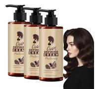 Crema Definizione Ricci - 100 ml Crema Styling Ricci Esaltante per Capelli Ricci e Mossi, Lozione Idratante Senza Risciacquo Anti-Crespo (Opzioni Multi-Confezione) (3)