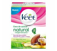 Crema Depilatoria Corpo Veet Cera Tibia Natural Olio d'Argan Zucchero 250 ml