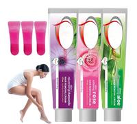 Crema depilatoria delicata sulla pelle Crema depilatoria indolore impeccabile per donne e uomini Spray depilatorio naturale per viso ascelle cosce e aree private