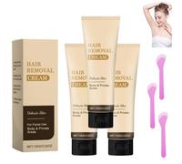 Crema Depilatoria Donna, Crema Depilatoria Idratante, Cura della Pelle Morbida, Un Must-Have per Casa e Viaggio, Adatta a Braccia, Gambe, Viso e Ascelle