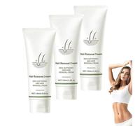 Crema Depilatoria Farvelous, Crema Depilatoria Delicata E Indolore, Rapida Ed Efficace, Idrata E Nutre La Pelle, Adatta A Tutti I Tipi Di Pelle (3pcs)