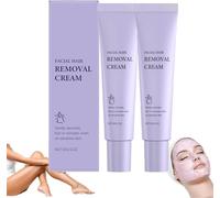 Crema depilatoria idratante per il viso, delicata e indolore, formula delicata, sicura per pelli sensibili, efficace rimozione rapida dei peli, per tutti i tipi di pelle (2)