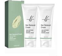 Crema Depilatoria Indolore, Gel Depilatorio e Ammorbidente Silk Smooth, Crema da Barba Delicata per il Viso Donna, per Pelli Sensibili, Schiena e Braccia