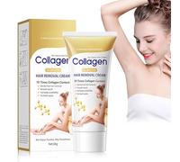 Crema Depilatoria Pelli,60g Crema depilazione per zona intima, Delicata e non irritante, Adatta per ascelle/gambe, braccio/zona bikini, unisex