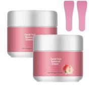 Crema depilatoria per il viso HairErase, Crema depilatoria per il viso Hair Erase, Dite addio all'ombra e alla barba incolta, Pelle visibilmente liscia in soli 5 minuti (2PCS)