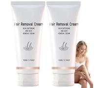 Crema depilatoria per il viso, ideale per pelli sensibili. Formula delicata e indolore con aloe vera e vitamina E per una pelle liscia e risultati duraturi. (2 pezzi)