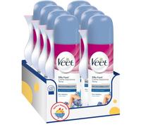 Crema Depilatoria Spray Pelli Sensibili - Rimozione Peli da Gambe, Braccia, Ascelle e Bikini - Formato 150 ml - Uso Facile e Veloce - Variazioni 4/6/8/10 Pezzi (8)