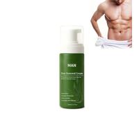 Crema depilazione indolore per uomini, formula gel lenitivo con aloe e vitamina E, crema depilazione per petto, schiena, gambe e zone intime, adatta a tutti i tipi di pelle (1 pezzo)
