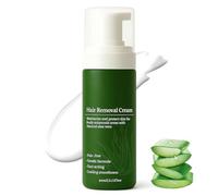 Crema depilazione per uomini, senza dolore e ad azione rapida, con aloe vera naturale, lenitivo e delicato, rinfrescante e detergente per viso, corpo e zona intima (1 pezzo)