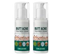 Crema detergente per acne per glutei, trattamento di compensazione dei brufoli, crema per la riparazione della pelle idratante, crema anti-brufoli per glutei, crema per brufoli e macchie scure, 2