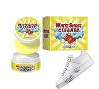 Crema detergente per scarpe, colore bianco, crema lucidante per rimuovere le macchie, balsamo per la pulizia profonda, per la cura delle scarpe, per suole in pelle, sandali, pantofole in tela