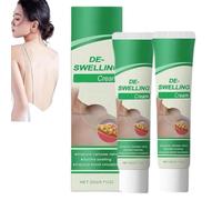 Crema detox linfatica, crema linfatica, creme antigonfiore naturali per gambe, lozione lenitiva anticellulite rapida, per gambe, collo e ascelle (2 pezzi)