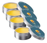 Crema di calendula per acne e pelli sensibili, crema lenitiva riparatrice viso con estratto di calendula, idratante naturale per arrossamenti e imperfezioni della pelle, balsamo per la pelle (4 pezzi)