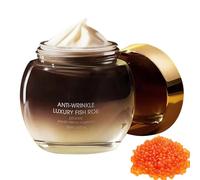 Crema di caviale per viso,100 ml di di caviale solido - Riparazione idratante, riduce visibilmente l'aspetto delle macchie nere, solleva, tonifica e tonifica per un Qumiuu