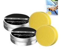 Crema di Cera Ceramica, Cera per lucidatura del Rivestimento dell'auto, Pasta per la rimozione della Riparazione dei Graffi dell'auto, Cura della Vernice del Veicolo (2 PCS)