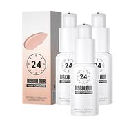 Crema di fondazione che cambia colore, cerchio professionale a nascita di facedark liquido per occhio di lunga durata Maggiore opaco, idratante correttore, abbigliamento lungo (3pcs)