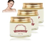 Crema di igname selvatico, crema di igname selvatico di Annas biologica per le donne che promuove la perimenopausa e la menopausa supporta tutti i tipi di pelle (3 pcs)