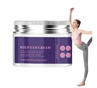 Crema Di Igname Selvatico Per Donna | Equilibrio Ormonale Con Ingredienti Naturali,Crema Viso Idratante Con Burro Vegetale E Frutti Di Bosco Per Pelli Sensibili, Tutti I Tipi E Donne
