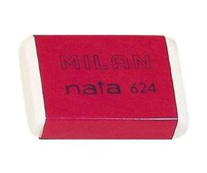 Crema di Milano 624 gomma rettangolare - plastica - morbida - non abrasiva - colore bianco NEW