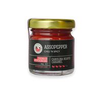 CREMA DI PEPERONCINO CAROLINA REAPER CARAMEL 35gr PEPERONCINO AL 99,9% PICCANTE ESTREMO ESCLUSIVA ASSOPEPPER