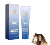 Crema di raddrizzamento dei peli di correzione proteica, seta e gloss Correzione della proteina Crema di capelli, Maschera per piatti di peli rapidamente nutritivi, lunga durata (1pc)