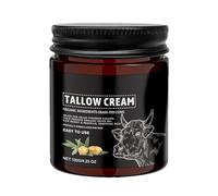 Crema di sego di manzo per la cura della pelle, balsamo di sego di manzo, crema biologica di sego a base di selvatico crudo al 100% nutrito con per idratare il corpo, cura del viso
