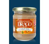 CREMA DI TONNO CON ARANCE DRAGO CONSERVE BRUSCHETTE CONDIMENTI 3 CONF DA 180 GR