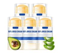 Crema di urea 60 per cento per i piedi, anti-strappo, nutre le ginocchia e le mani del gomito, ammorbidisce il peeling levigante della pelle, profondamente idratante,donne uomini (5psc)