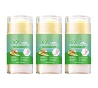 Crema di urea al 60% con acido salicilico al 2%, bastone di urea ad assorbimento rapido, pratico applicatore pulito per la cura di talloni screpolati, peeling e ammorbidimento dei calli (3 pezzi)