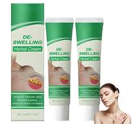 Crema disintossicante linfatica alle erbe, creme antigonfiore per le gambe, lozione lenitiva anticellulite naturale per collo e ascelle, favorisce una pelle più tonica (2 Pezzo)