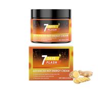 Crema flash da 7 giorni, crema intelligente per bruciare i grassi dell'energia calda per le donne, contro gonfiore e sudorazione, nutre la pelle in profondità, lozione non appiccicosa, delicata per