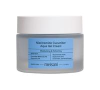 Meisani Niacinamide Cucumber Aqua Gel Cream, Crema viso rinfrescante con cetriolo e niacinamide, texture gel (50 ml)