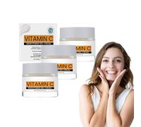 Crema Gel Viso Vitamina C con Collagene - Idratante Illuminante per Viso, Cura Aspetto Macchie Scure, Radiance Boost per Pelle Opaca, Texture Gel Oil-free, Tutti i Tipi di Pelle, 100g (3 scatole)