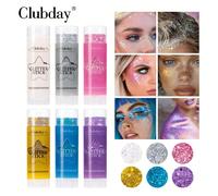 Crema glitter per trucco, gel glitter, facile da usare ruotando e svitando. Prodotti per trucco corpo, decorazioni per testa, viso e corpo, colorazione capelli, smalto glitter, utilizzabili per perfor