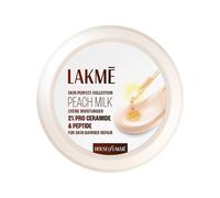Crema idratante al latte di pesca Lakmé con 2% pro-ceramide e peptidi 200 g