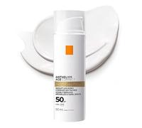 Crema idratante anti anti invecchiamento, crema solare SPF 50+ per viso e corpo, fluido ultra leggero con finitura opaca, impermeabile, senza olio, per pelli sensibili, 50 ml