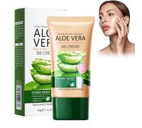 Crema idratante BB, correttore, crema duratura con aloe vera, correttore idratante BB Cream per tonalità naturali della pelle, resistente all'acqua e a lunga durata (naturale)