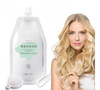 Crema idratante e lisciante alla cheratina, crema riparatrice per capelli danneggiati, maschera per capelli idratantes profonda, balsamo idratante e brillante a lunga durata per capelli (1pcs)