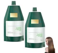 Crema idratante e lisciante alla cheratina polipeptidica, trattamento per capelli per una lucentezza e una morbidezza durature, maschere per capelli secchi, danneggiati e crespi (2 Pezzo)