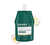 Crema idratante e lisciante per capelli danneggiati alla cheratina polipeptidica, maschera rivitalizzante per capelli alla cheratina polipeptidica, per capelli secchi e danneggiati