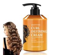 Crema idratante, idratante per capelli per tutti i tipi di ricci, schiuma per capelli per una maggiore tenuta e risultati di styling, definiti e vegani, ricci naturali