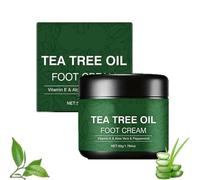 Crema Idratante Lenitiva Per I Piedi All'aloe Vera E Tea Tree, Balsamo Riparatore Nutriente Per I Piedi Screpolati, Crema Idratante Anti-secchezza, Ingredienti Attivi Naturali (1pcs)