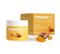 Crema idratante per il viso alla curcuma, crema viso naturale al miele di curcuma per detergere, idratare, rassodare, anti-invecchiamento, per la cura della pelle secca e opaca, 50 g