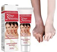 Crema idratante sbiancante con acido cogico per 3 giorni, crema schiarente per pelle scura, correttore per rimuovere macchie scure per corpo, ascelle, parti intime (1 Pcs)