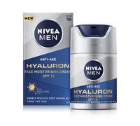 CREMA IDRATANTE VISO ANTI-AGE PER UOMINI NIVEA CON ACIDO IALURONICO, SPF15