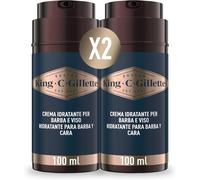 CREMA IDRATANTE VISO E BARBA, Con Vitamina B, 2 Confezioni Da 100 Ml, AMMORBIDIS