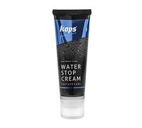 Crema Impermeabilizzante di Qualità per Stivali in Pelle Liscia, Nutrimento con Cera Maturale e Applicatore in Spugna, Kaps Water Stop, Molti Colori (139 - Marrone Medio)