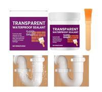 Crema impermeabilizzante - Sigillante di perdite, barriera di colore invisibile | Agente trasparente anti-perdite per piastrelle in esterni, cantina, doccia, riparazione di crepe, tetto, legno