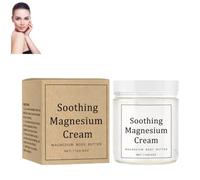Crema lenitiva al magnesio, idratante corpo al magnesio, crema di magnesio per la cura del corpo, lozione di magnesio per tutti i tipi di pelle